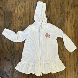 Embroidered bathing suit cover up